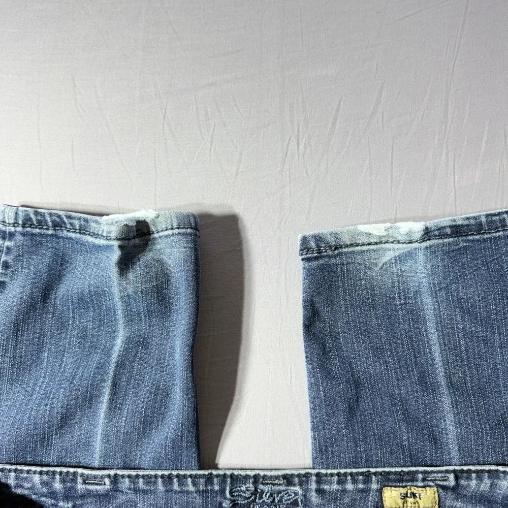 Silver Jeans Co Suki Mid Rise Skinny Jeans Medium Wash Blue Denim Womens 31x28.5